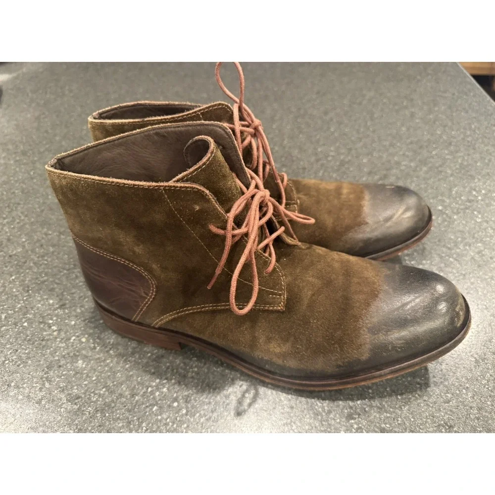 Capita Craft Boots B.Rebel - Suede Leather Mossy Olive Size 45‎
